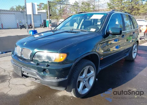 2001 BMW X5 4.4 из США, поврежденный, VIN WBAFB33571LH22272